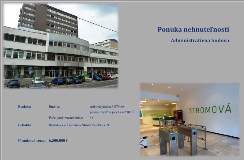 Administratívny objekt na predaj: Bratislava - Kramáre - foto 3