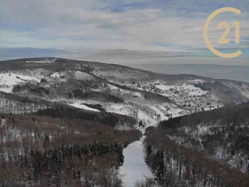 Nádherný stavební pozemek 716m2 s výhledem do údolí v Krušných horách, Moldava - foto 13