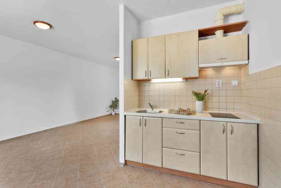 Pronájem slunného bytu 1+kk v cihlovém domě, 35 m2, Kosmonos - foto 2