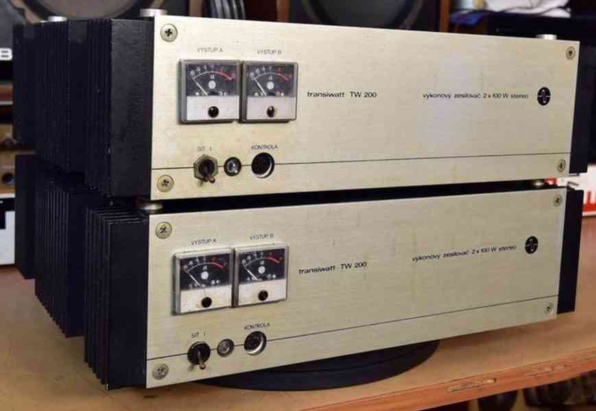 Transiwatt TW 200 stereo - unikátní zesilovač, výr.č. 009 - foto 1