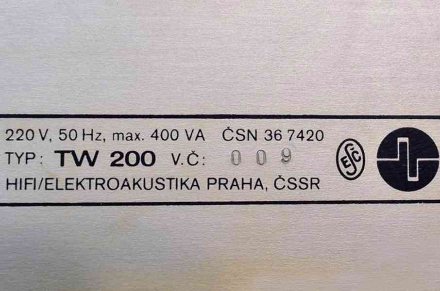 Transiwatt TW 200 stereo - unikátní zesilovač, výr.č. 009 - foto 2