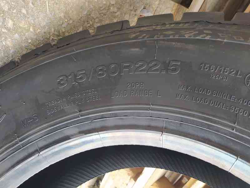 315/80 r22 Nové Zaberové pneu 315/80 r22 Tatra - foto 3