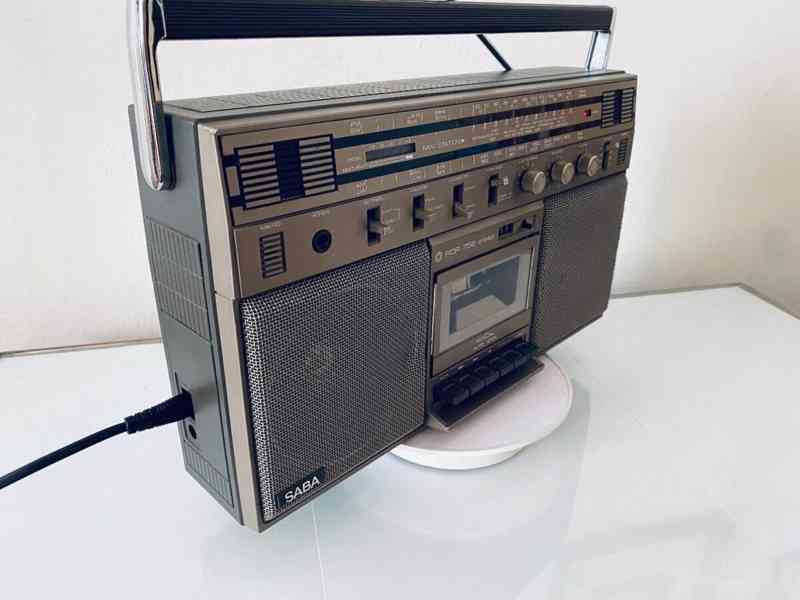 Radiomagnetofon/boombox Saba RCR 756, rok 1980 - foto 6