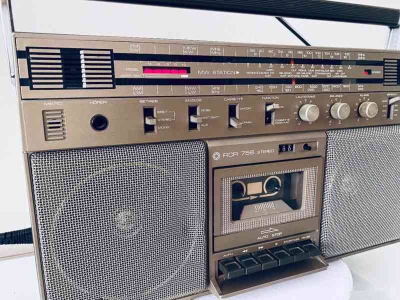 Radiomagnetofon/boombox Saba RCR 756, rok 1980 - foto 5