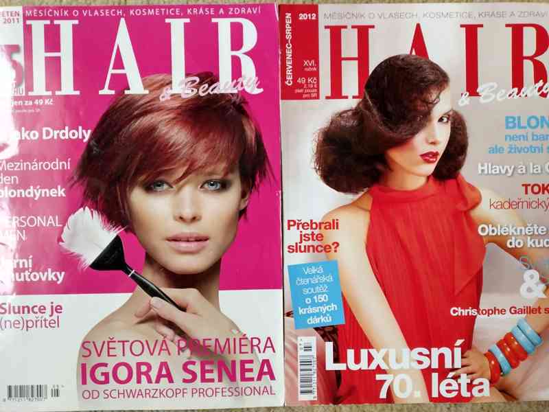 Prodám časopisy o vlasech a účesech hlavně pro ženy  - foto 1