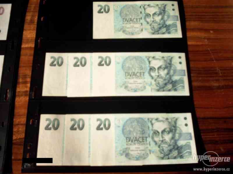 Bankovky 50 a 20 korun českých - foto 2