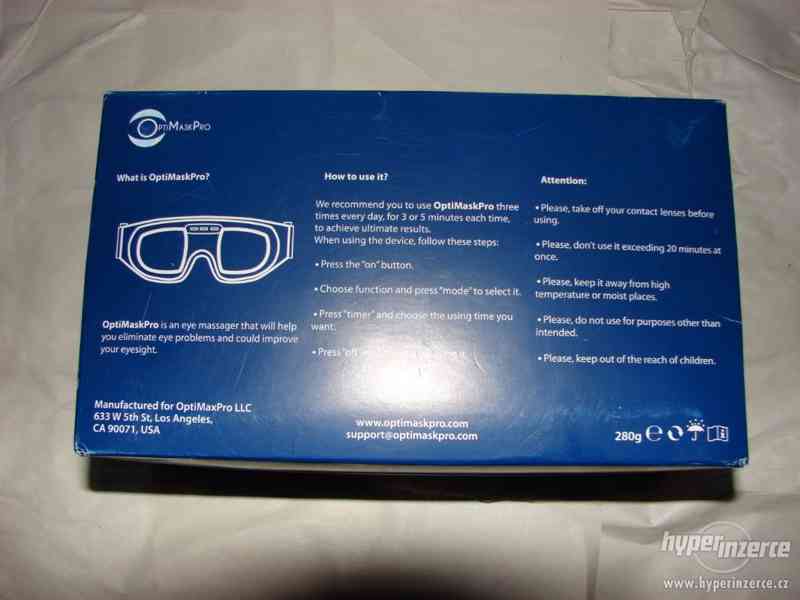 OptiMask Pro - masážní přístroj na oči - foto 3