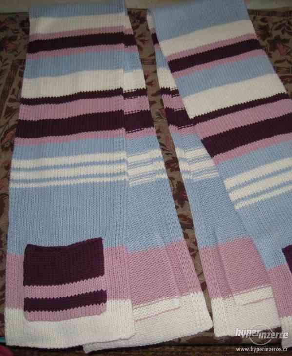 Prodám novou pletenou šálu - foto 1