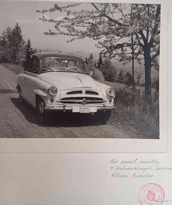 Škoda 440 Spartak originální tovární fotografie z roku 1955 - foto 5