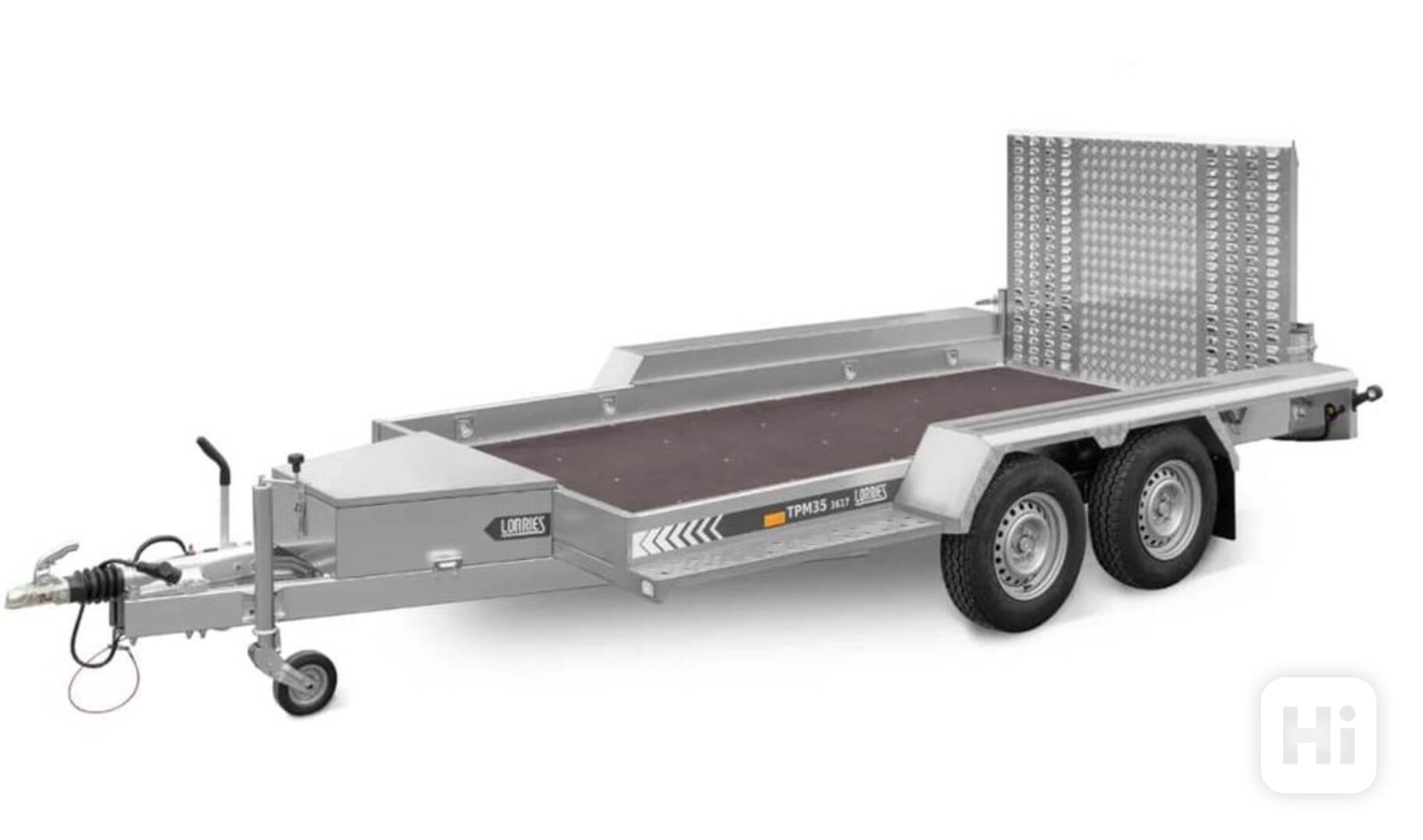 Přívěs Lorries TPM35-3617 3500kg přeravník bagrů - foto 1