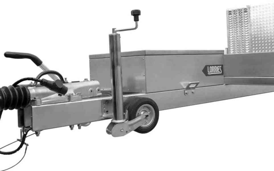 Přívěs Lorries TPM35-3617 3500kg přeravník bagrů - foto 3