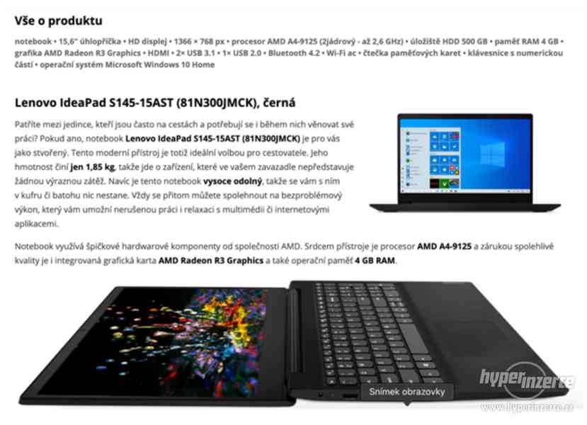 Notebook Lenovo - foto 1