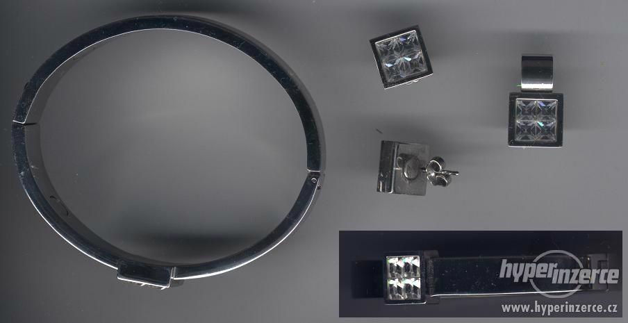Magnetická souprava šperků - ocel - foto 1