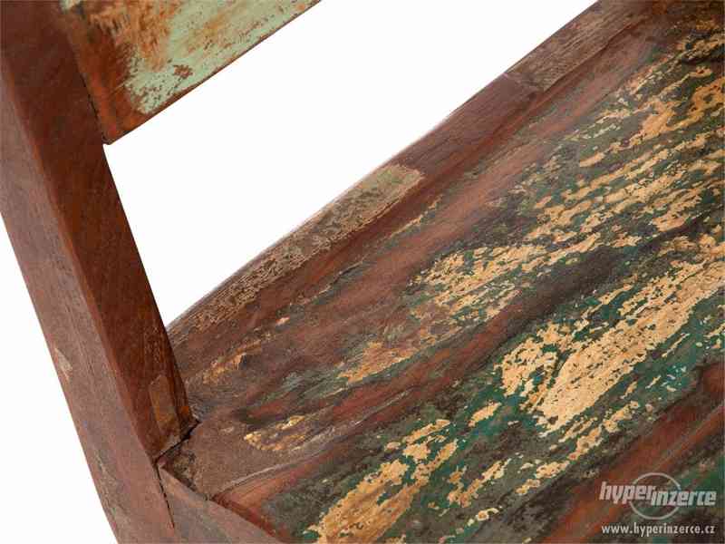 Dřevěná jídelní židle barevná, masivní židle do jídelny - foto 2