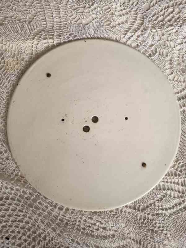 Ciferník ke kuchyňským hodinám porcelánový, průměr 28 cm - foto 2