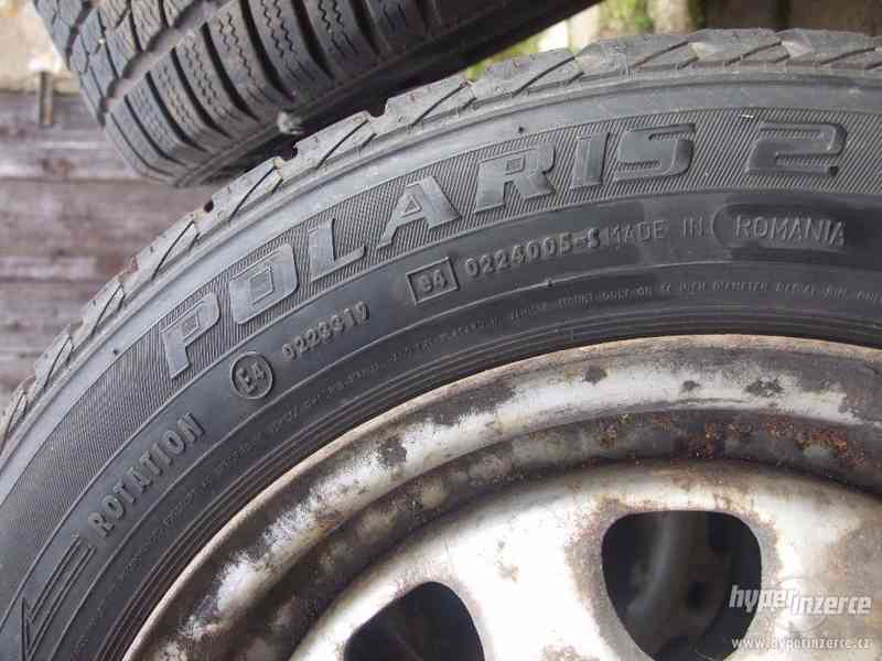 Prodám použité zimní pneu + disky 175/65 R14 Barum Polaris - foto 7