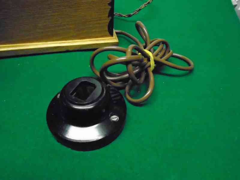 Retro dřevěný telefon Tesla C20 1974 super sběratelský stav - foto 11