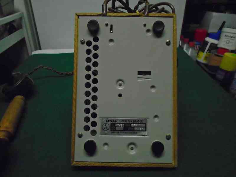 Retro dřevěný telefon Tesla C20 1974 super sběratelský stav - foto 18
