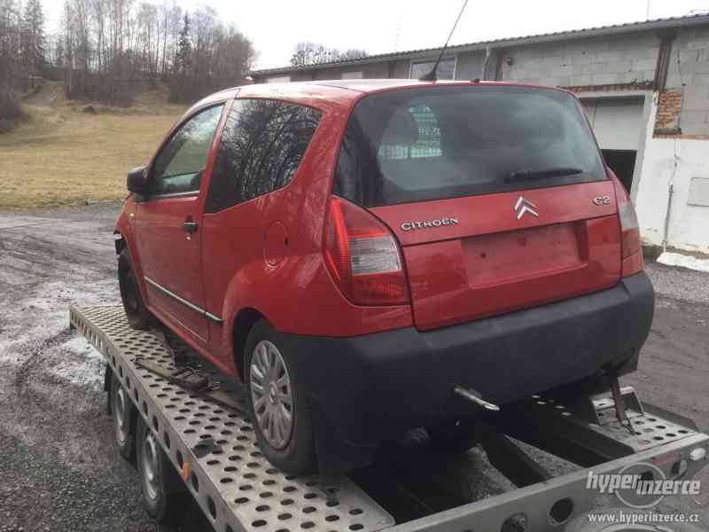 Citroen C2 1,1i - prodej dílů. - foto 4