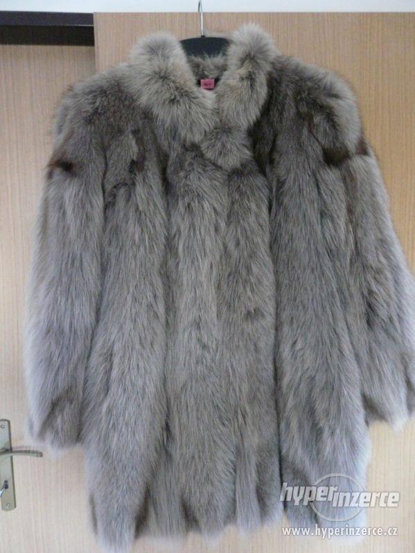 luxusní dámský kožich - PALETO ze stříbrné lišky - foto 1