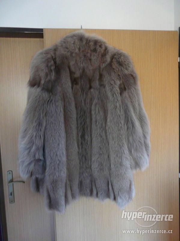 luxusní dámský kožich - PALETO ze stříbrné lišky - foto 3