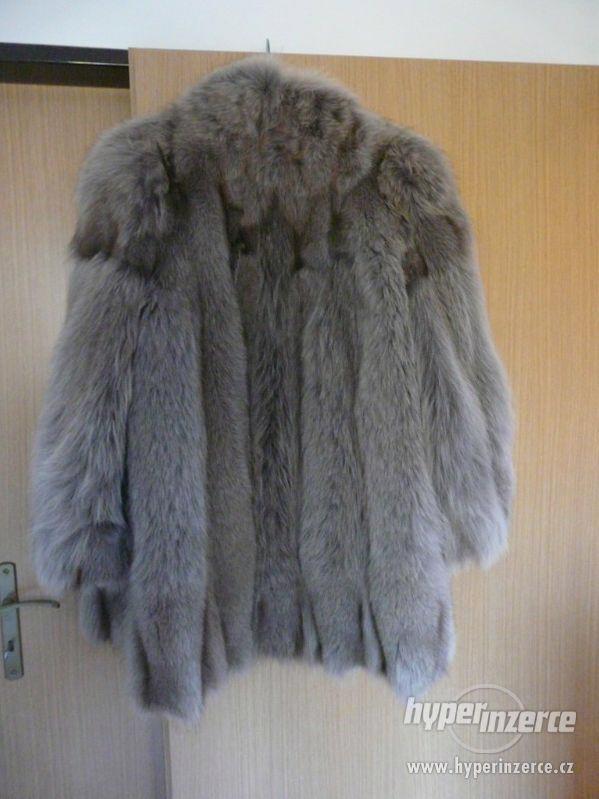 luxusní dámský kožich - PALETO ze stříbrné lišky - foto 5