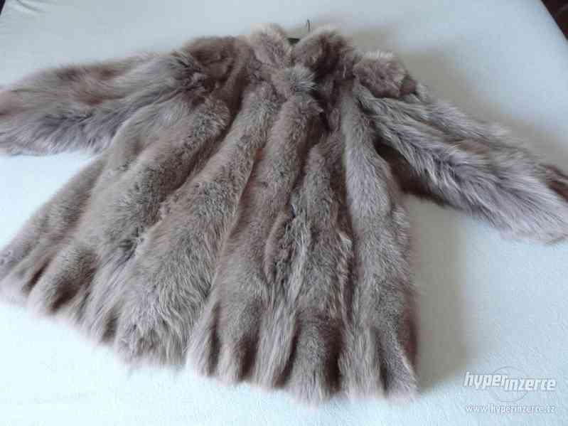 luxusní dámský kožich - PALETO ze stříbrné lišky - foto 8