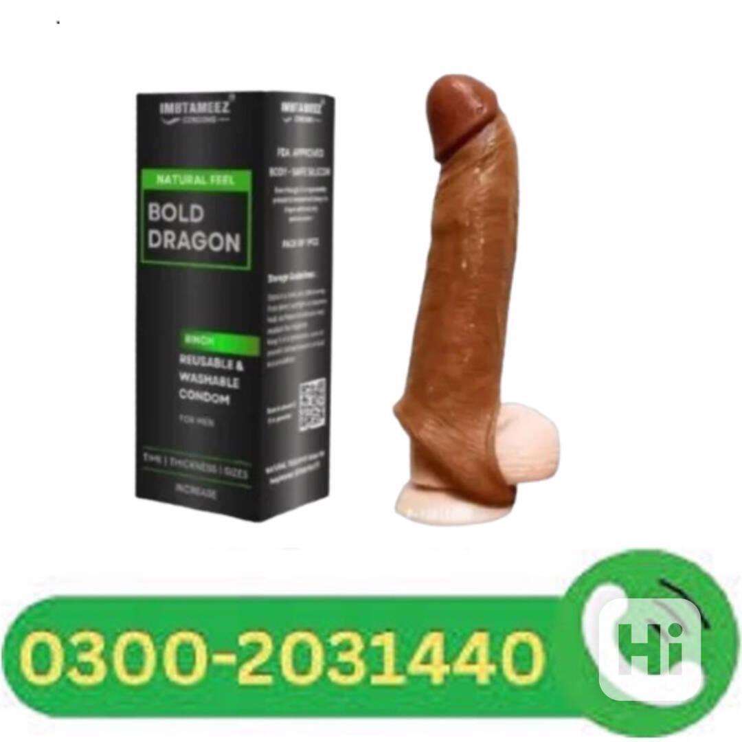 Bold Dragon Jumbo 8 Inch Silicone Condom In =Gujranwala=0300 - foto 1