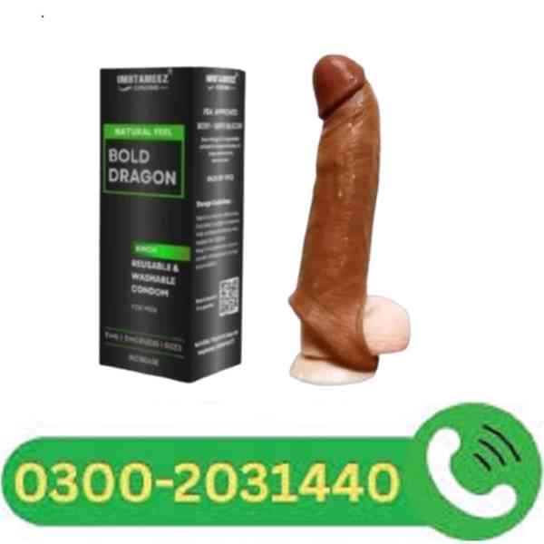 Bold Dragon Jumbo 8 Inch Silicone Condom In =Gujranwala=0300 - foto 1