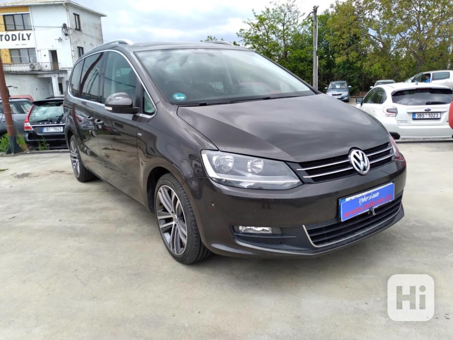 VOLKSWAGEN SHARAN 2.0 TDI DSG PANORAMA 7 MÍST SERVISKA - foto 1