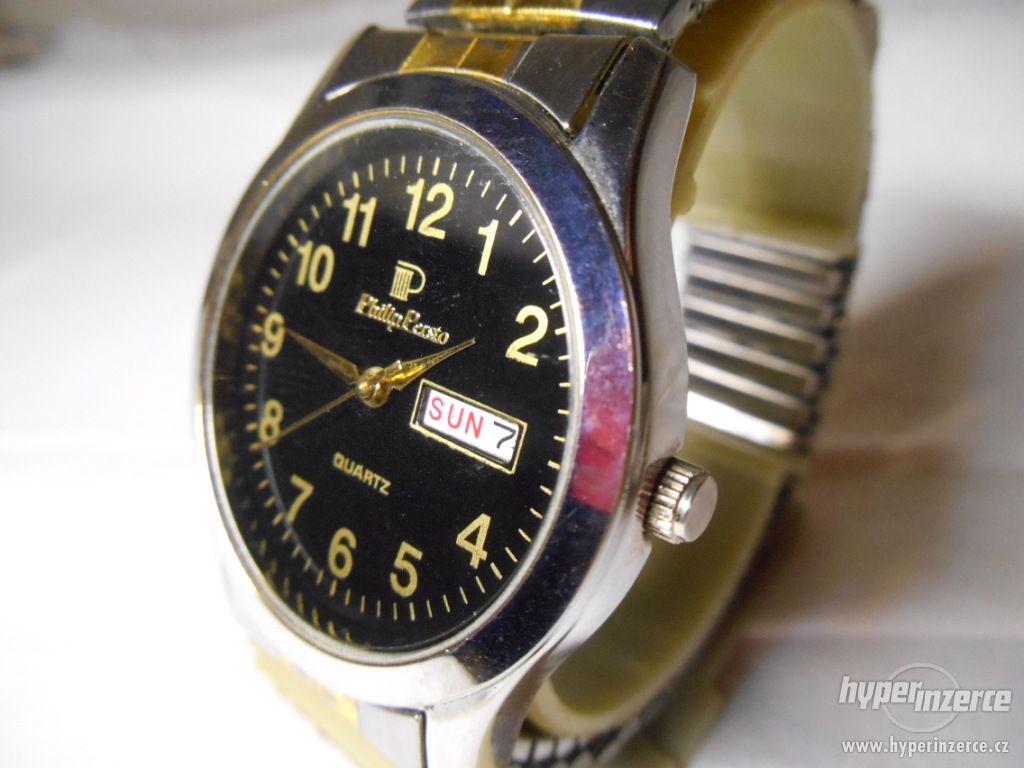 Hodinky Philip Persio Quartz Den, Datum, Water Resistant bazar