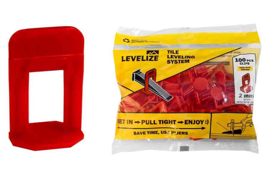 Nivelační spony LEVELIZE 2 mm, 100 ks doprodej - foto 2