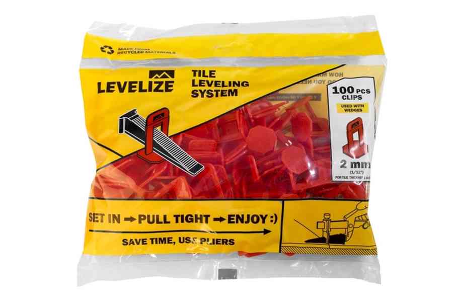 Nivelační spony LEVELIZE 2 mm, 100 ks doprodej - foto 9