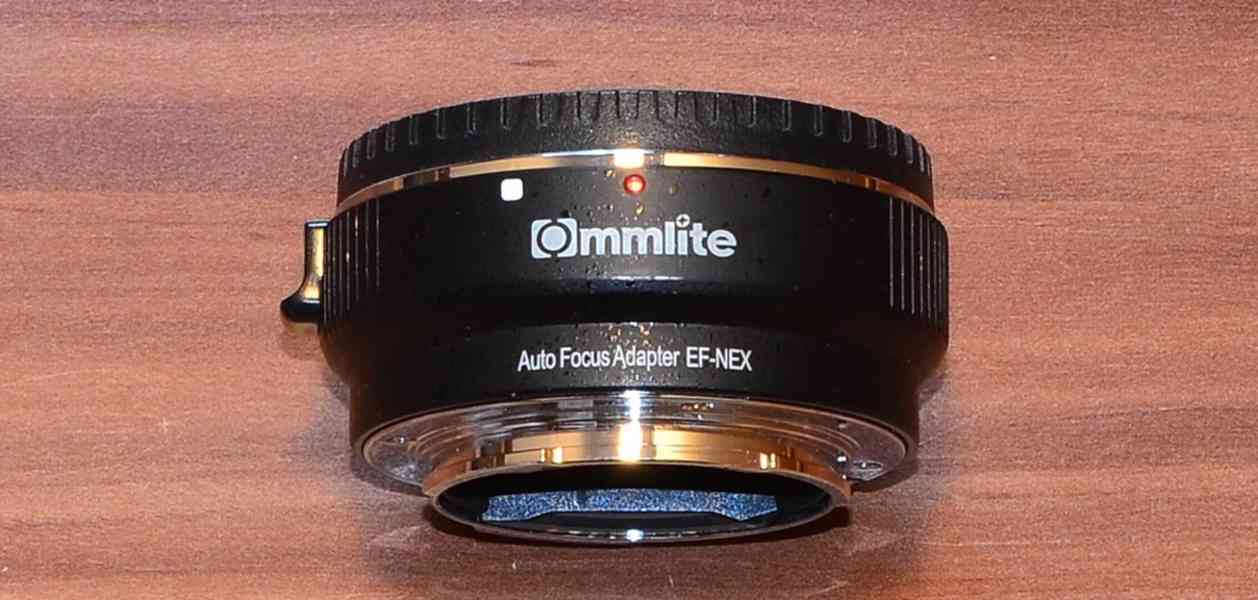 Commlite CM-EF-NEX adaptér EF/EF-S na SONY NEX - foto 3