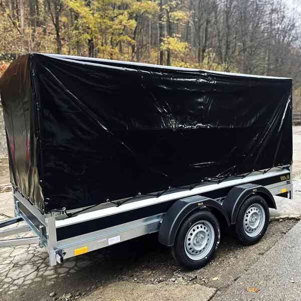 Nový přívěsný vozík +plachta 3,0mx1,50x1,45, řidičák B, DPH - foto 5