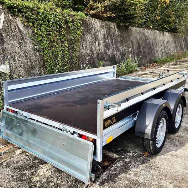 Nový přívěsný vozík +plachta 3,0mx1,50x1,45, řidičák B, DPH - foto 12