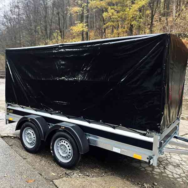 Nový přívěsný vozík +plachta 3,0mx1,50x1,45, řidičák B, DPH - foto 2