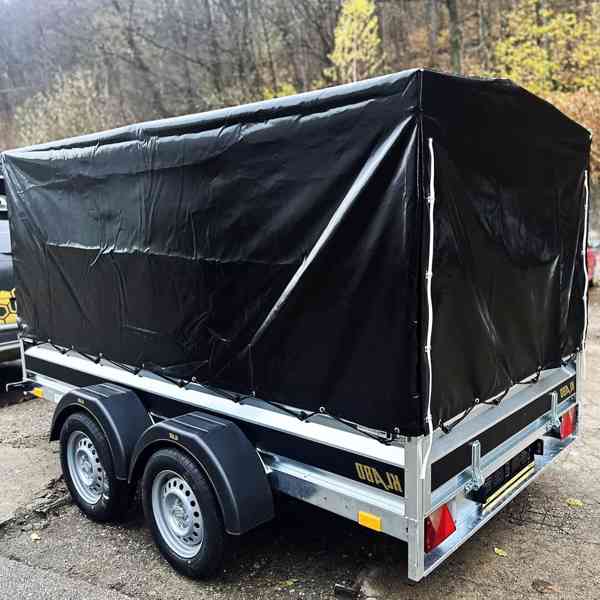 Nový přívěsný vozík +plachta 3,0mx1,50x1,45, řidičák B, DPH - foto 7
