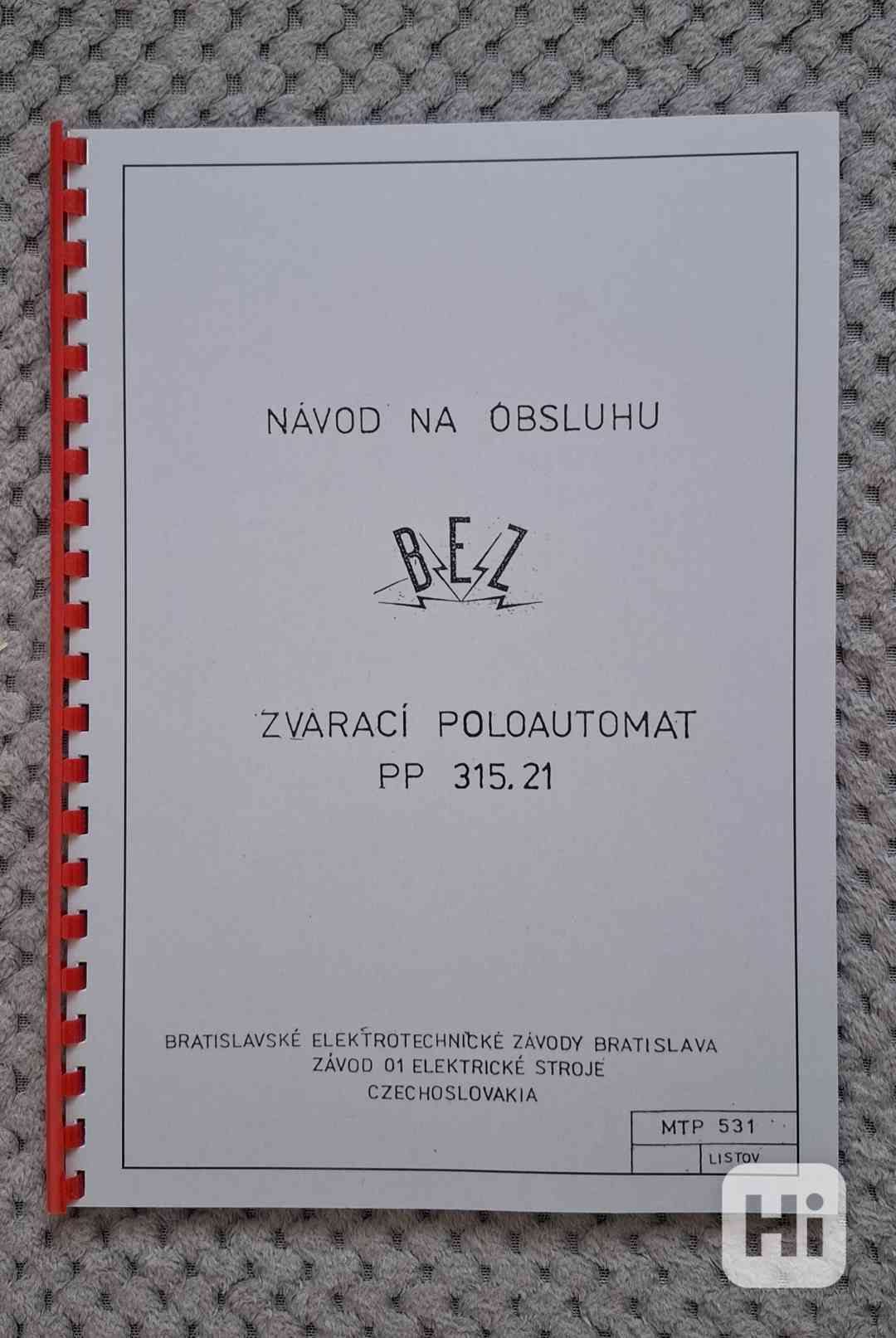 Návod svářečky PP-315-21 - foto 1