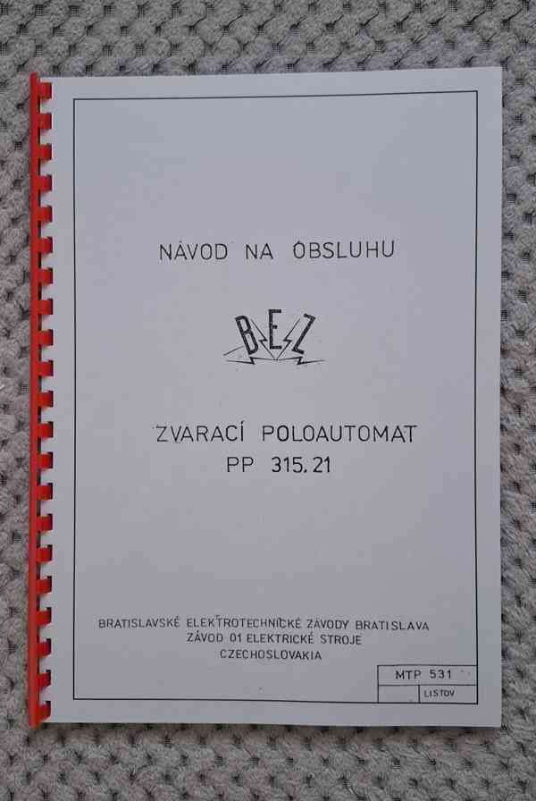 Návod svářečky PP-315-21 - foto 1