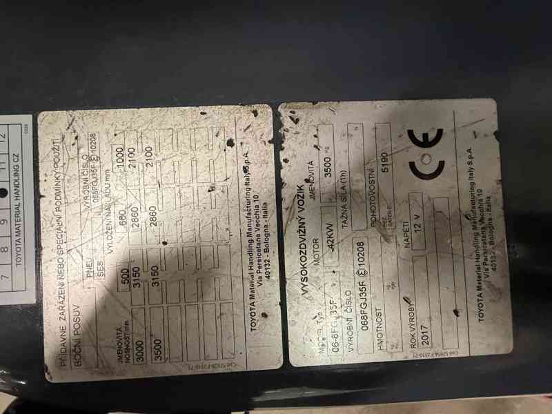 Vysokozdvižný vozík Toyota 06-8FGJ35F - foto 10