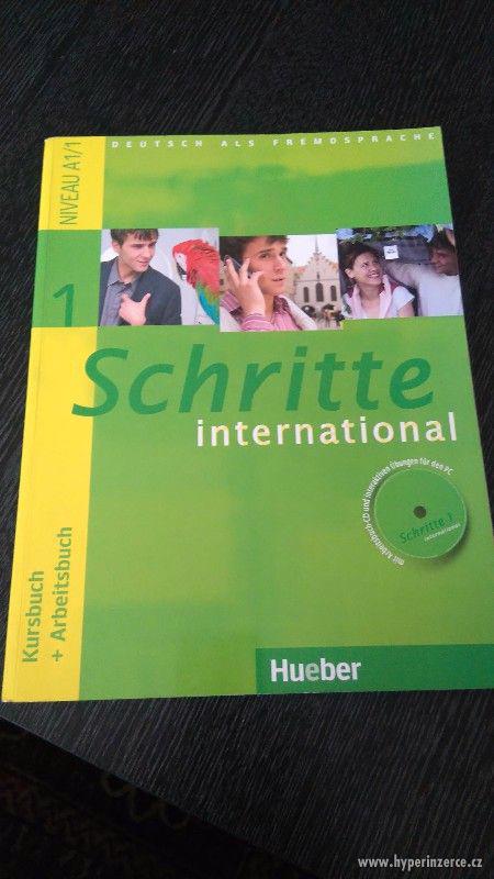 Učebnice Němčiny schritte 1 a slovníčky schritte 1 , 2 - foto 1