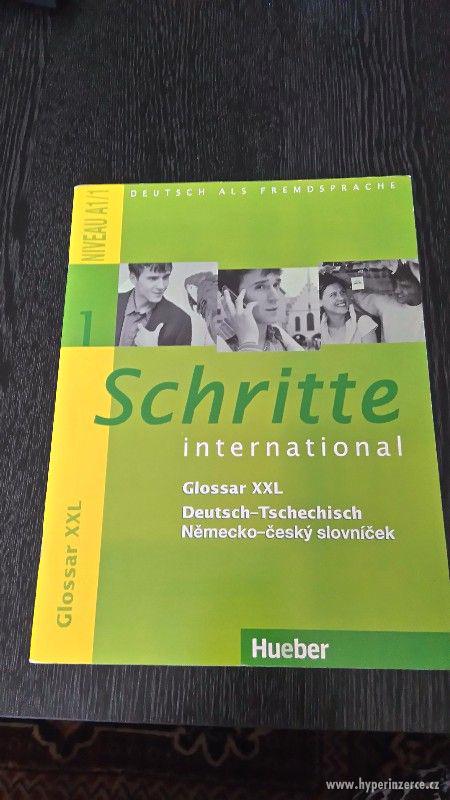 Učebnice Němčiny schritte 1 a slovníčky schritte 1 , 2 - foto 2