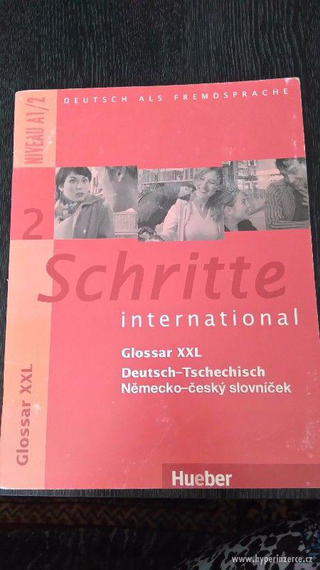 Učebnice Němčiny schritte 1 a slovníčky schritte 1 , 2 - foto 3