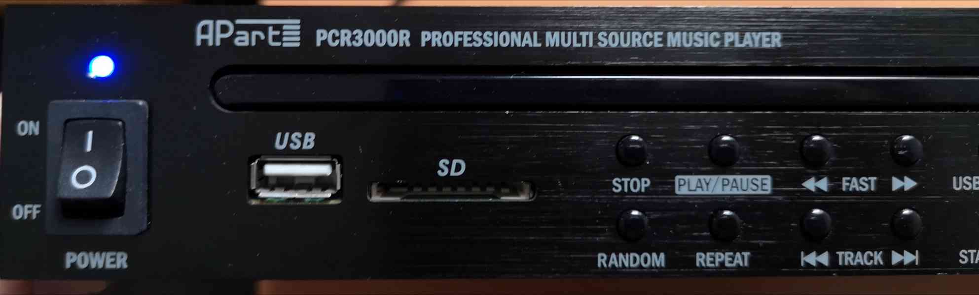 Apart PCR3000R - USB, CD, Radio DAB+, FM - profi audio - foto 2