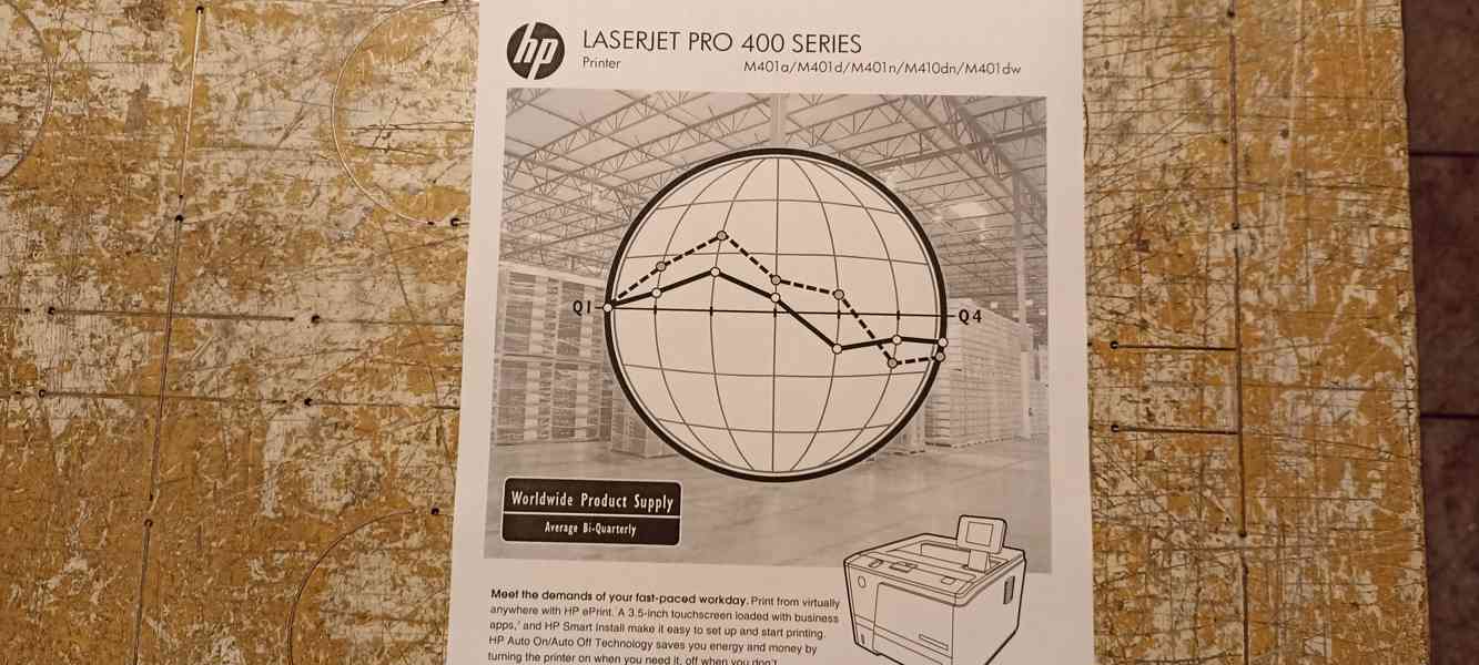 HP Laserjet M401DNE | duplex | LAN | nový toner - foto 3