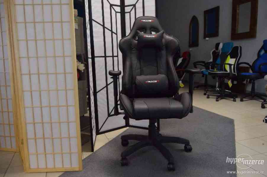 Kancelářská židle, herní křeslo E Racer F1-03 BK - foto 1