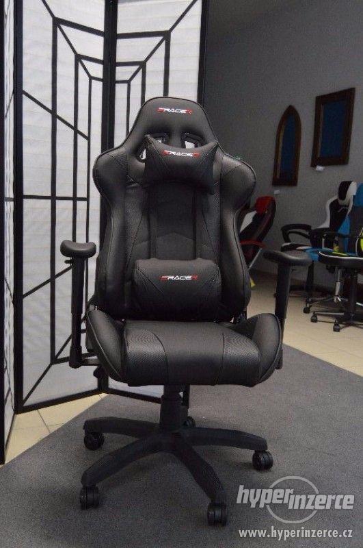 Kancelářská židle, herní křeslo E Racer F1-03 BK - foto 3