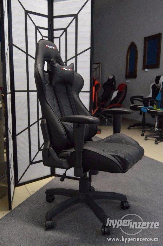 Kancelářská židle, herní křeslo E Racer F1-03 BK - foto 4