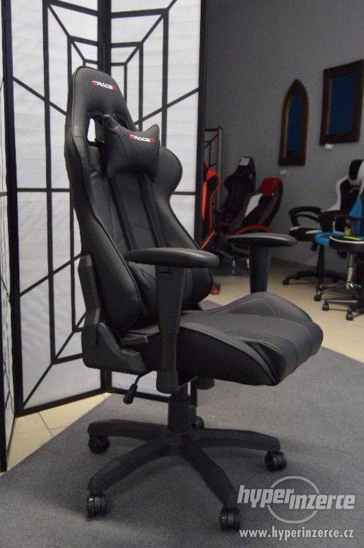Kancelářská židle, herní křeslo E Racer F1-03 BK - foto 5
